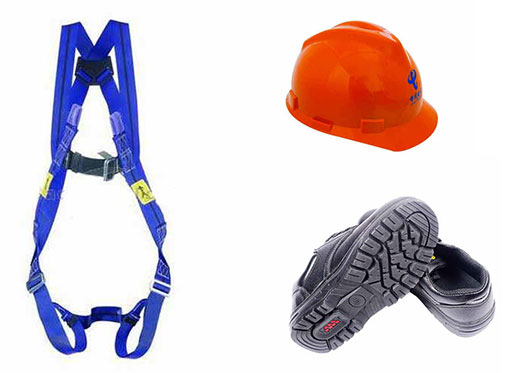 安全帽，安全鞋